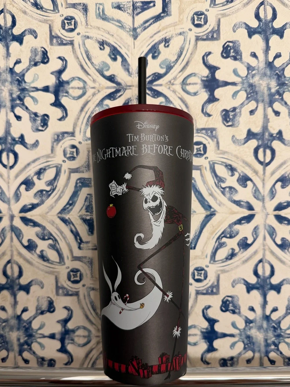 Starbucks X Disney Tim Burton's The Nightmare Before Christmas Tumbler NWT